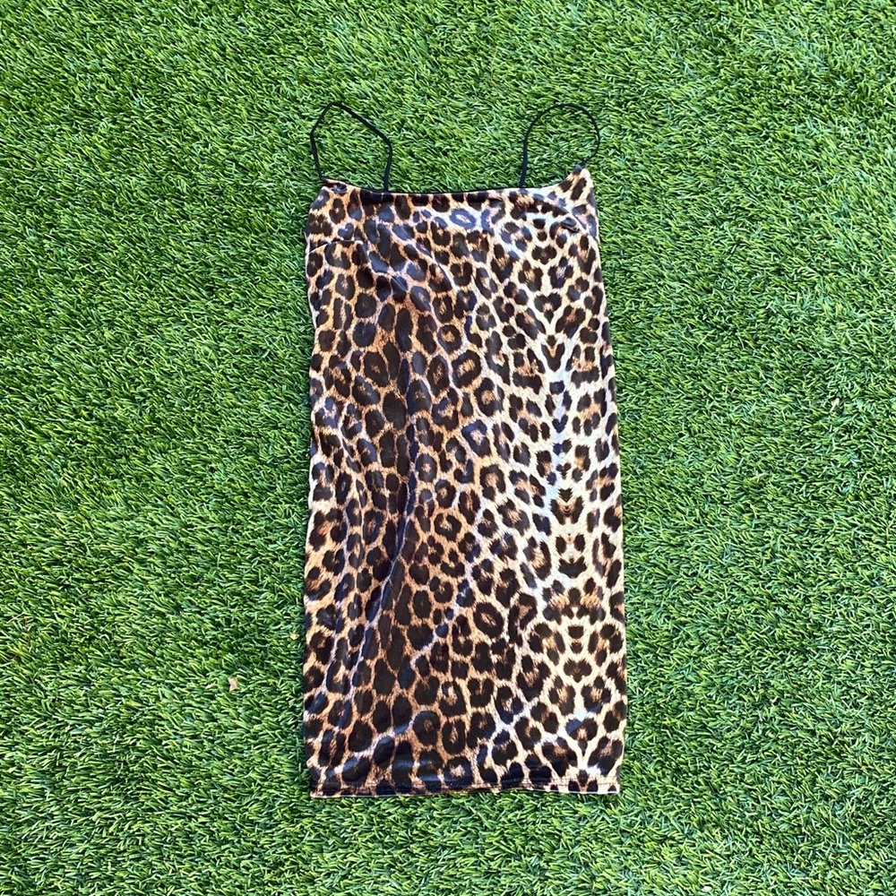 Nasty Gal Animal Print Body-con Dress